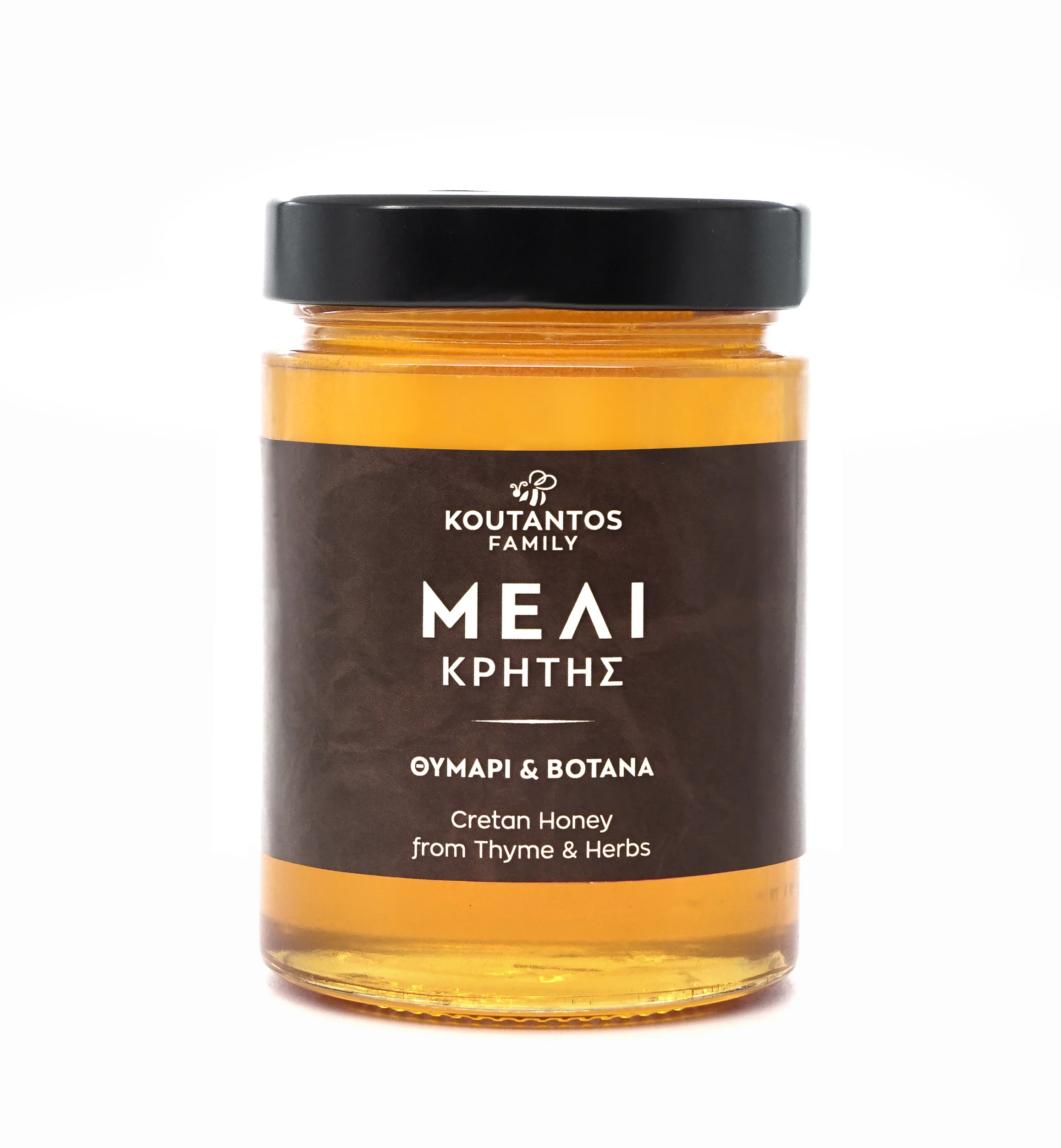 ΜΕΛΙ ΚΡΗΤΗΣ ΑΠΟ ΘΥΜΑΡΙ & ΑΓΡΙΑ ΒΟΤΑΝΑ 450 γρ.