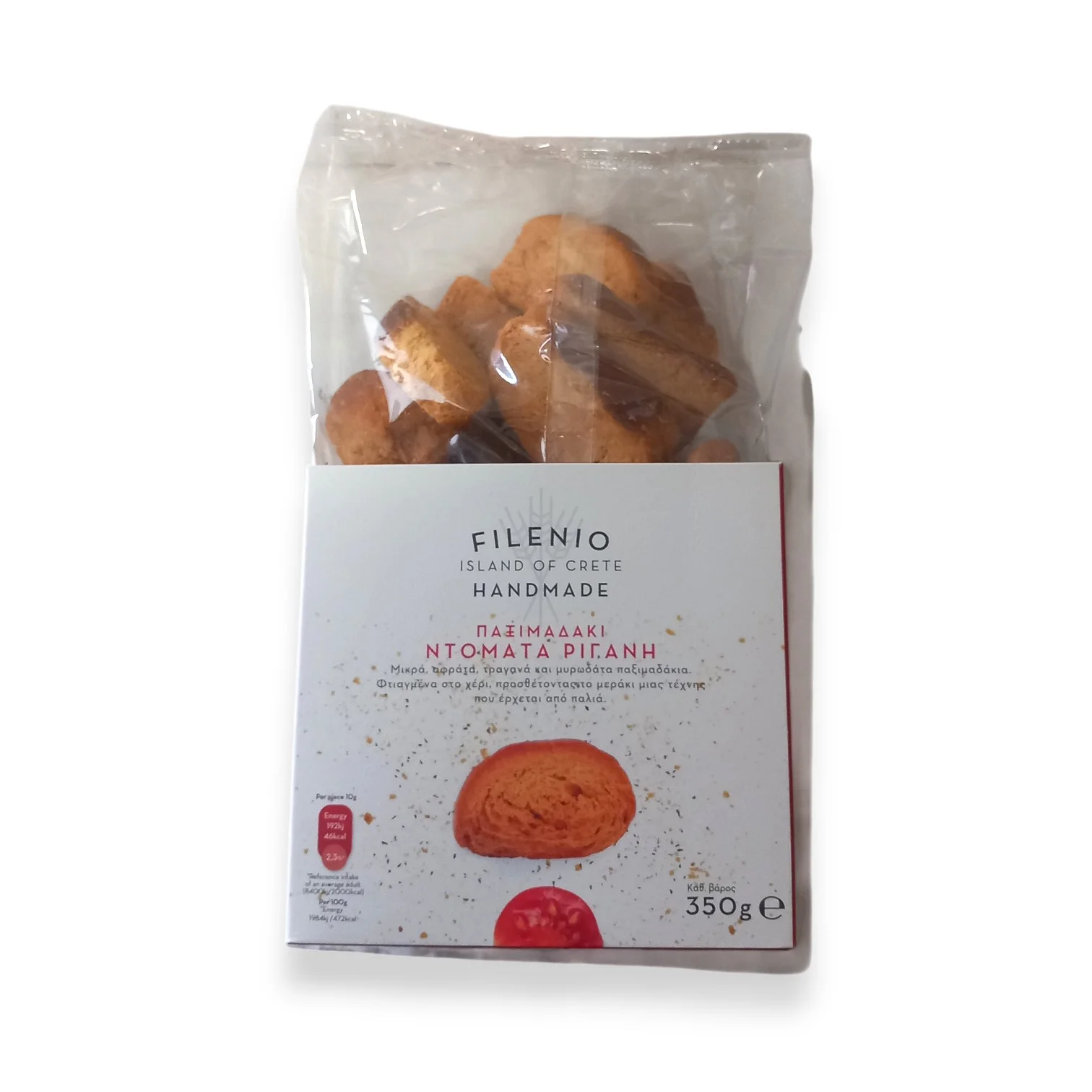 ΠΑΞΙΜΑΔΑΚΙ ΝΤΟΜΑΤΑ ΡΙΓΑΝΗ FILENIO 350 GR