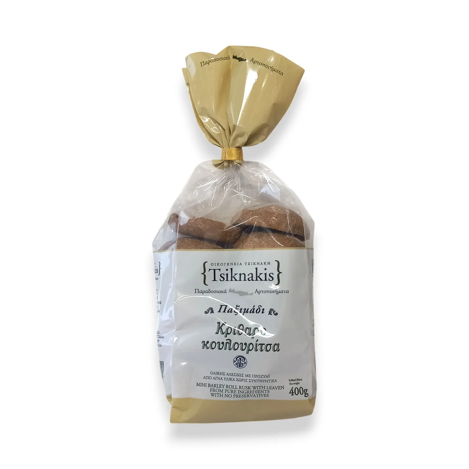 ΚΡΙΘΑΡΟ ΚΟΥΛΟΥΡΙΤΣΑ ΤΣΙΚΝΑΚΗΣ 500 GR